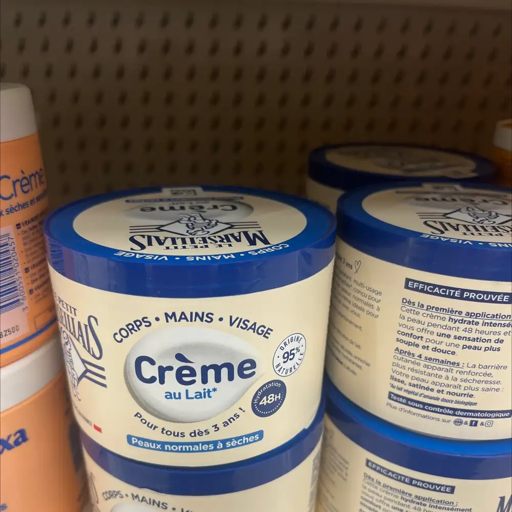 LE PETIT MARSEILLAIS - Crème au lait pour corps mains et visage