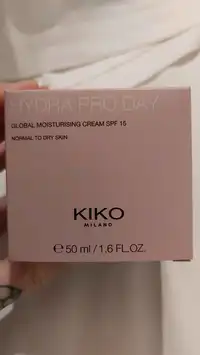 KIKO - Hydra pro day - Global moisturising cream SPF 16
