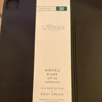 SKIN CHEMISTS - Wrinkle killer - Body cream SPF 30