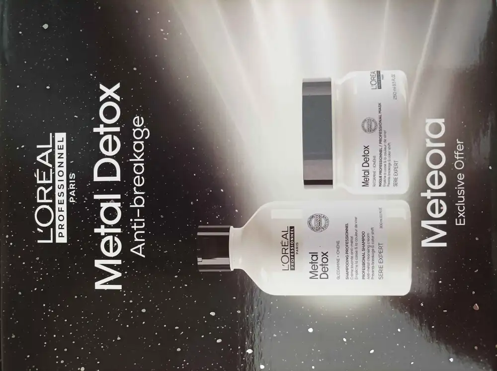 L'ORÉAL PROFESSIONNEL - Metal detox - Shampooing + masque professionnel