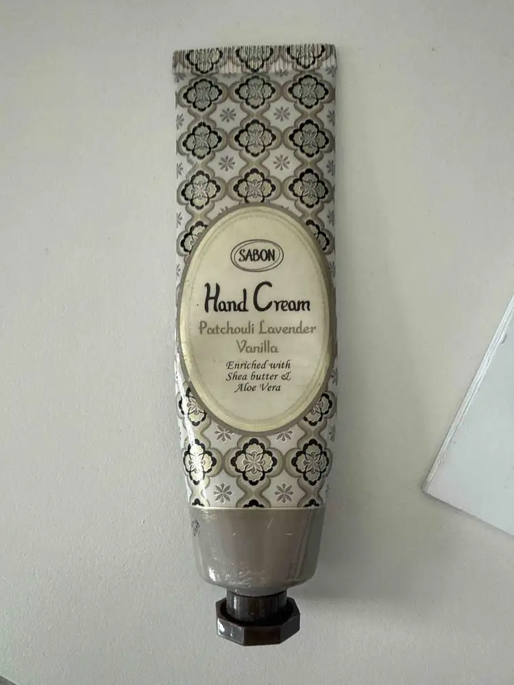 SABON - Hand cream patchouli lavender vanilla