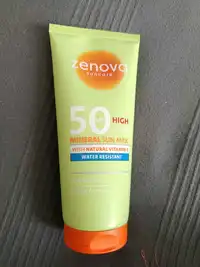 ZENOVA - Mineral sun milk with natural vitamin E SPF50