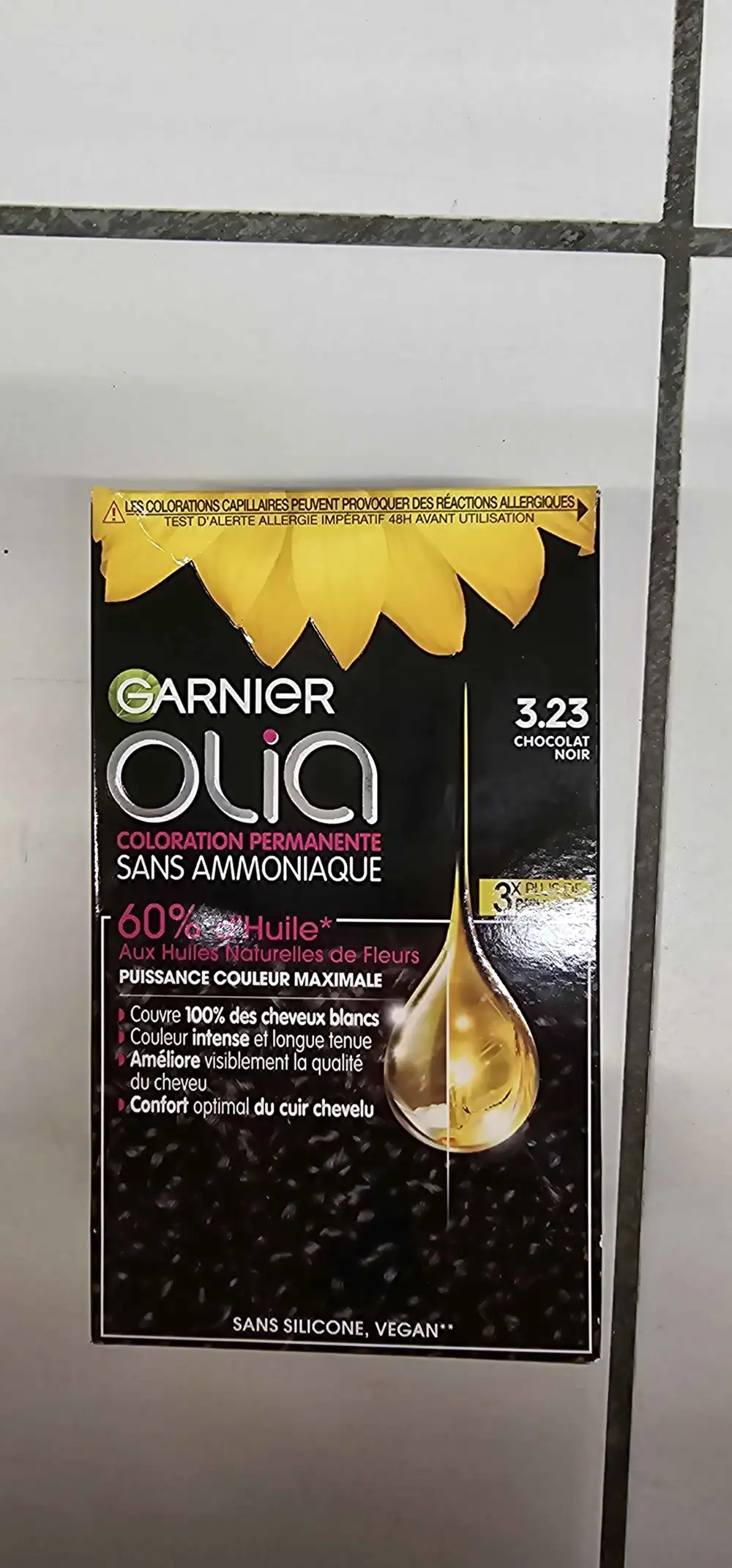 GARNIER - Olia - Coloration permanente 3.23 chocolat noir