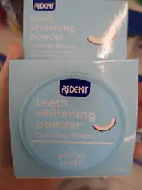 RIDENT - Teeth whitening powder coconut flavour