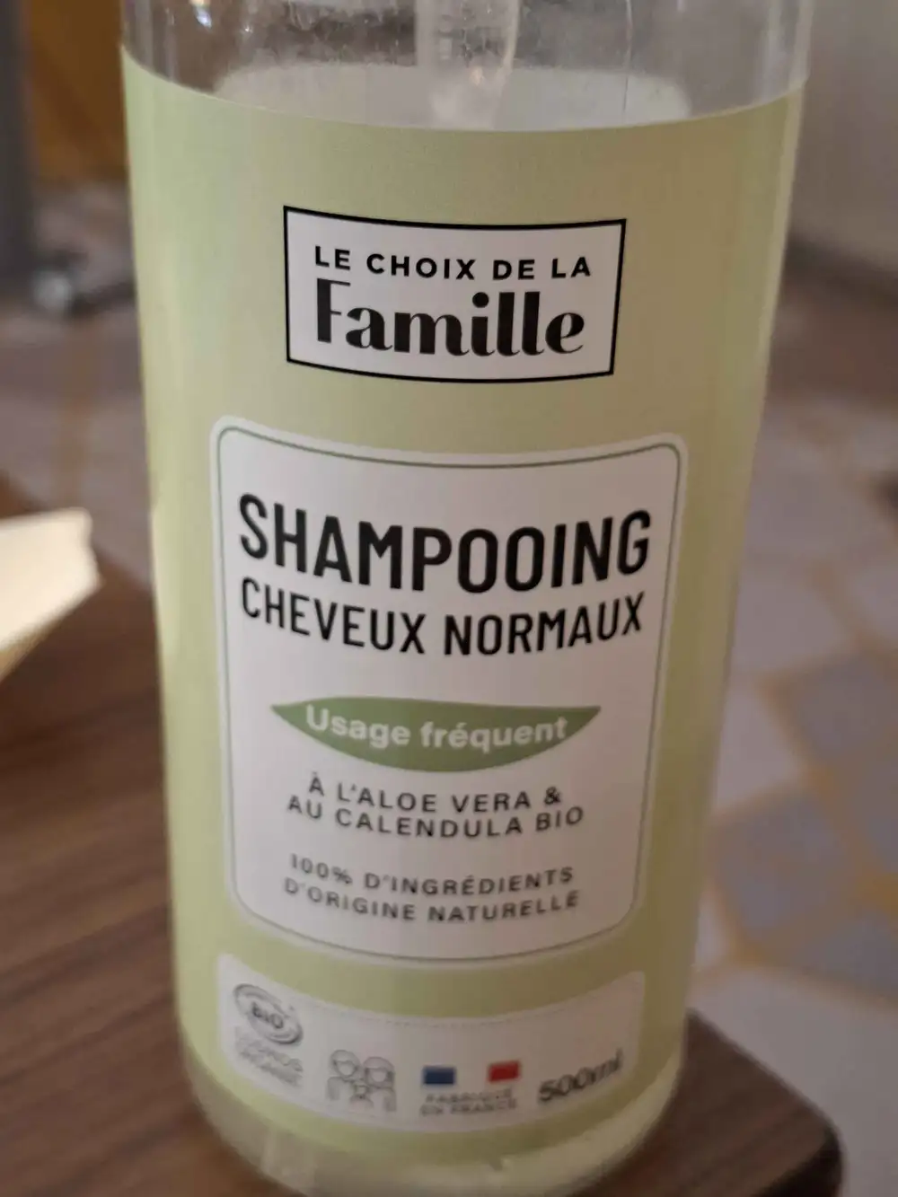 LE CHOIX DE LA FAMILLE - Shampooing cheveux normaux usage fréquent