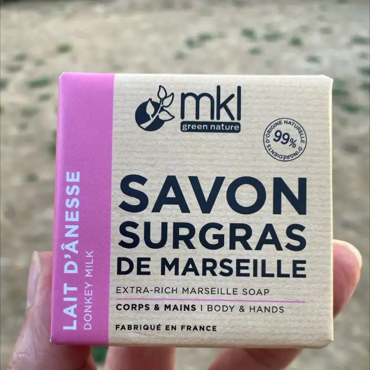 MKL GREEN NATURE - Savon surgras de Marseille au lait d'ânesse
