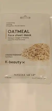 K-BEAUTY - Oatmeal - Masque visage à l'avoine
