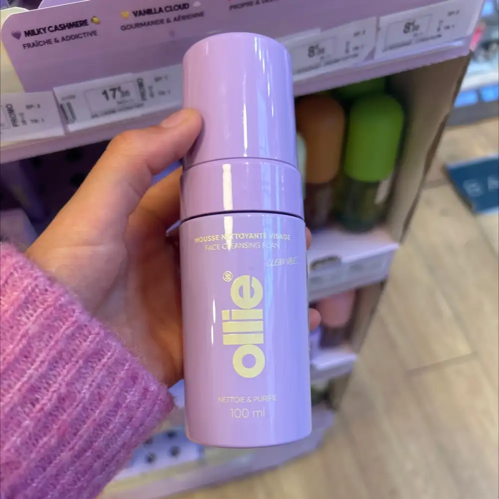 OLLIE - Mousse nettoyante visage