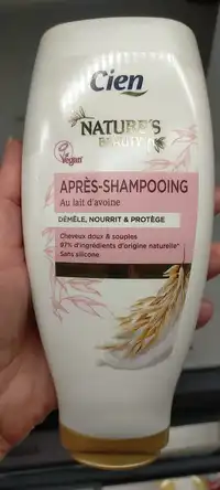 LIDL - Cien nature's beauty - Après-shampooing au lait d'avoine
