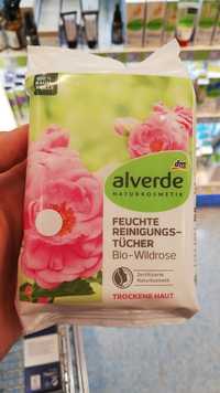 ALVERDE - Feuchtereinigungstücher - Bio-wildrose 