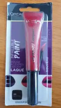 L'ORÉAL - Infaillible paint - Rouge à lèvres liquide laqué 105 rede fiction