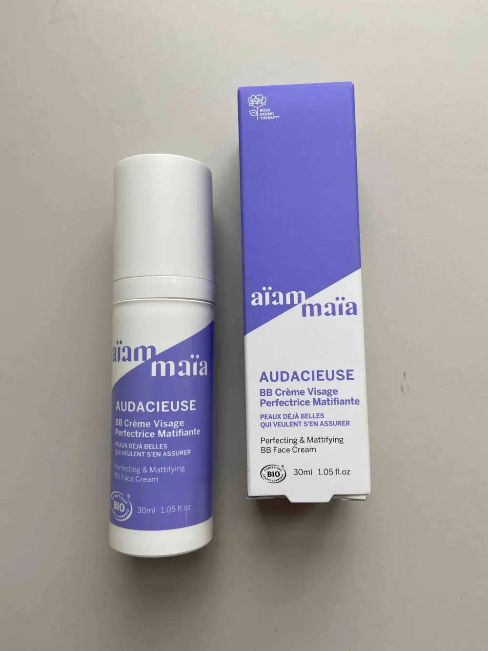 AÏAM MAÏA - Audacieuse - BB Crème visage perfectrice matifiante bio