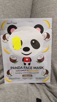 FACE FOOD - Coconut & banana - Panda face mask