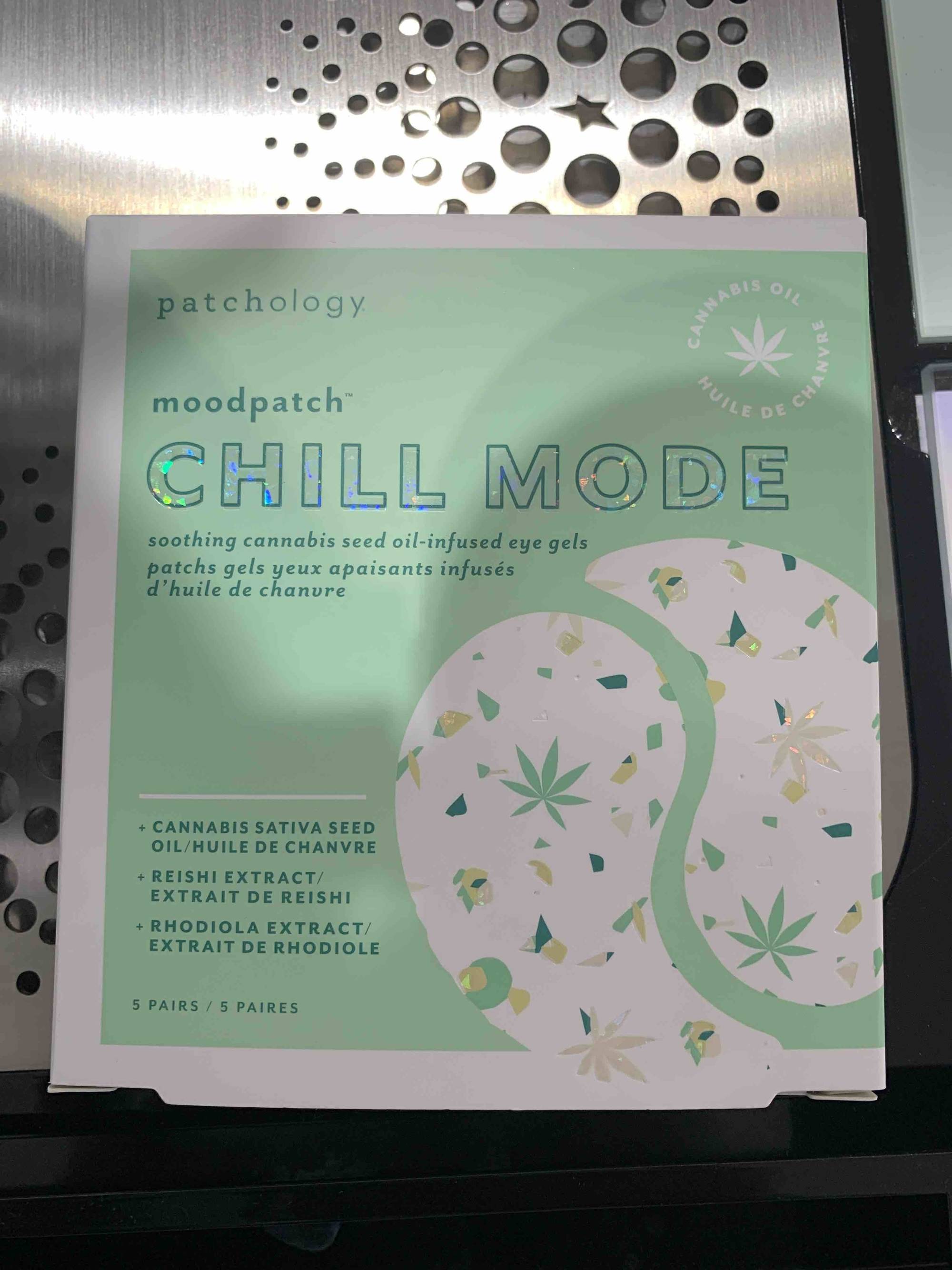 PATCHOLOGY - Moodpatch Chill mode - Patchs gels yeux
