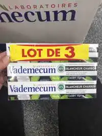 VADEMECUM - Blancheur charbon - Dentifrice