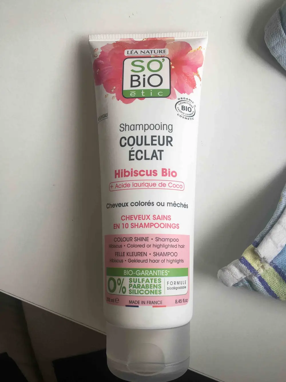 SO'BIO ÉTIC - Hibiscus bio - Shampooing couleur éclat