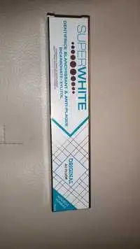 SUPERWHITE - Dentifrice blanchissant & anti-plaque