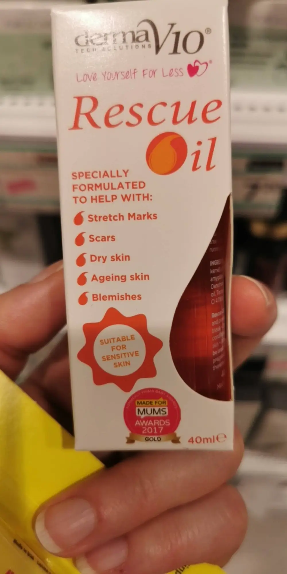 DERMA V10 - Rescue oil 