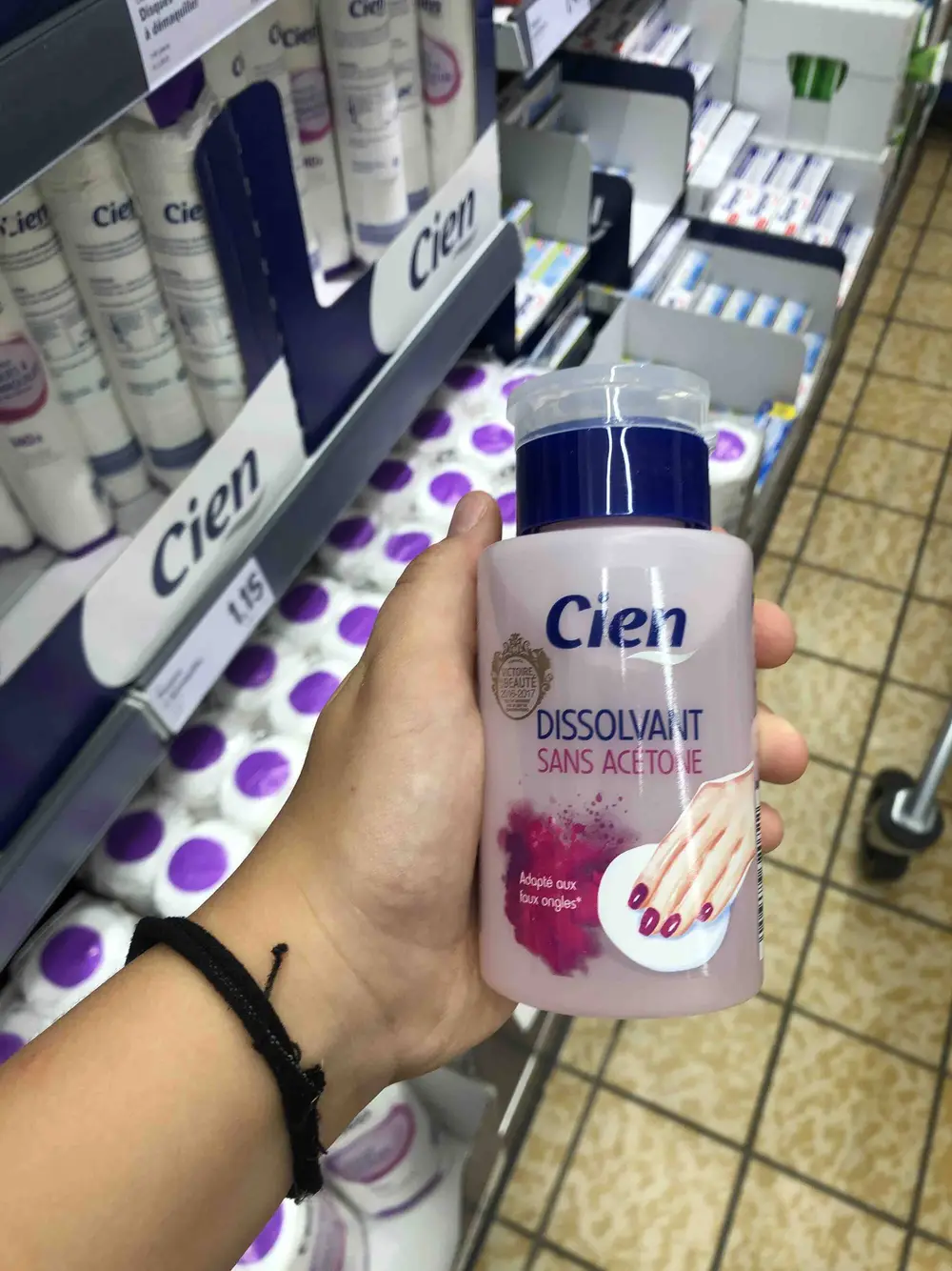 CIEN - Dissolvant sans acetone