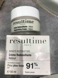 RESULTIME - Crème redensifiante rétinol peau plus lisse