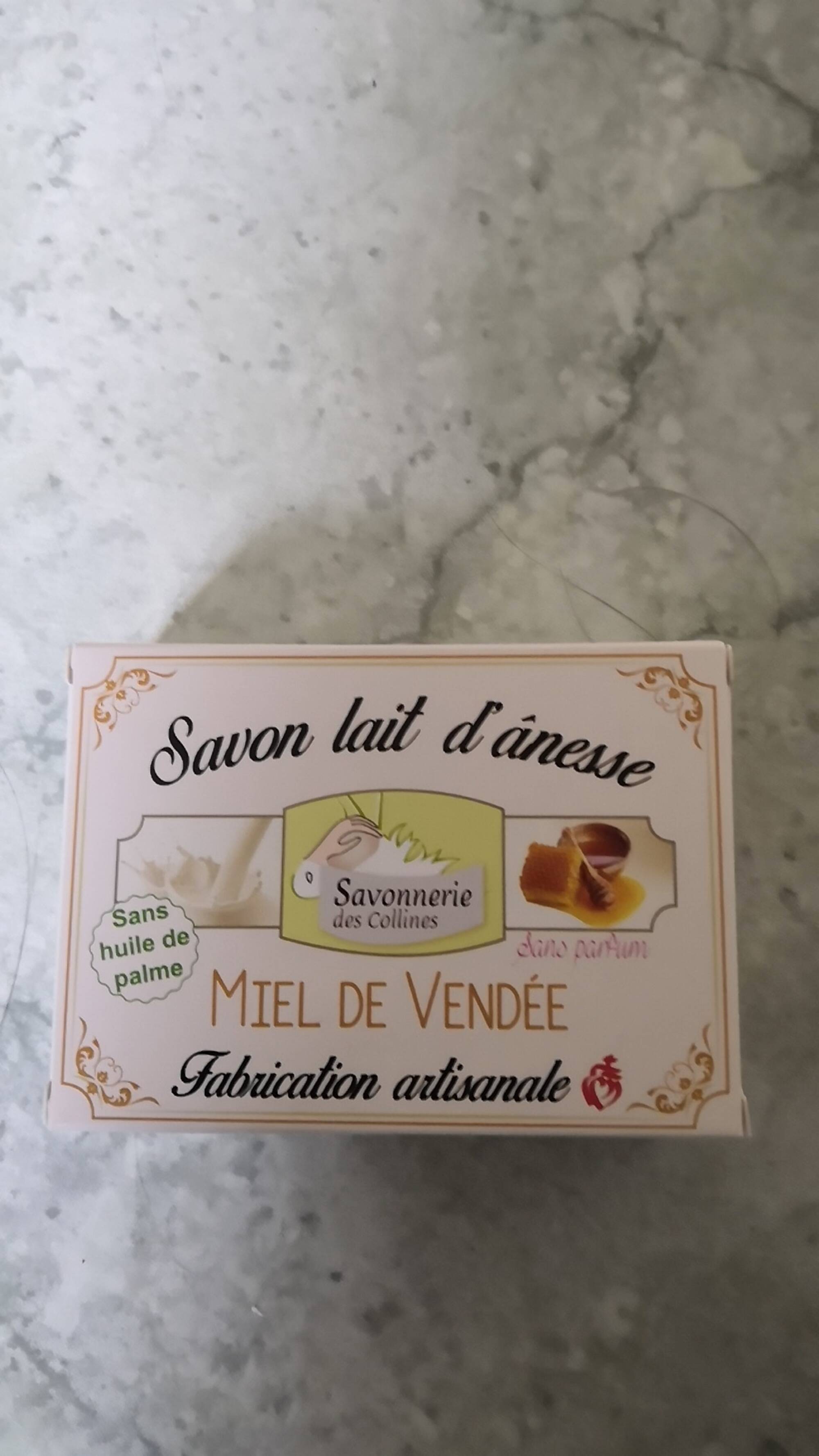 SAVONNERIE DES COLLINES - Miel de Vendée - Savon lait d'ânesse