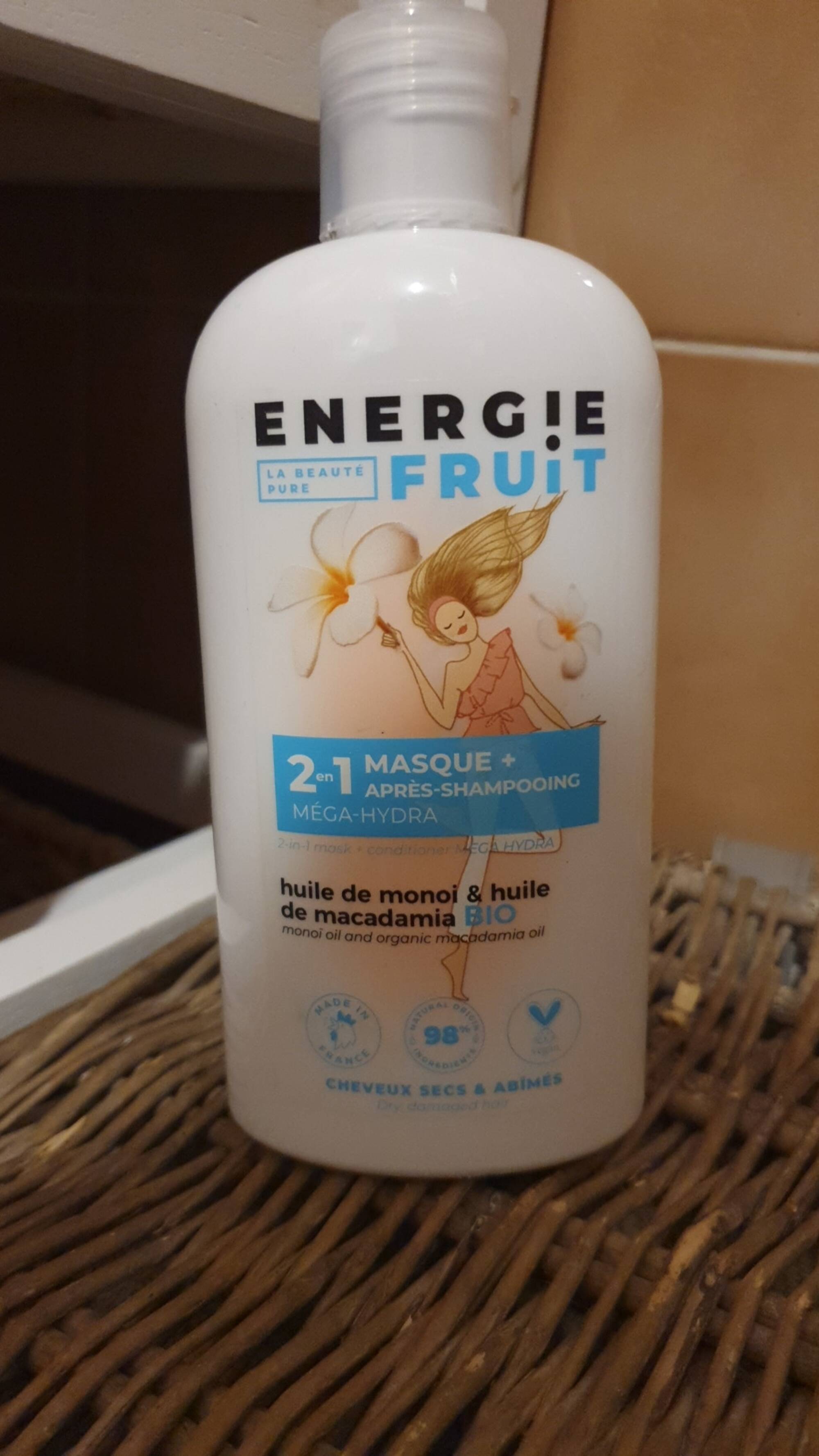 ENERGIE FRUIT - Méga-hydra - 2 en 1 masque + après-shampooing