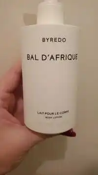 BYREDO - Bal d'Afrique - Lait pour le corps