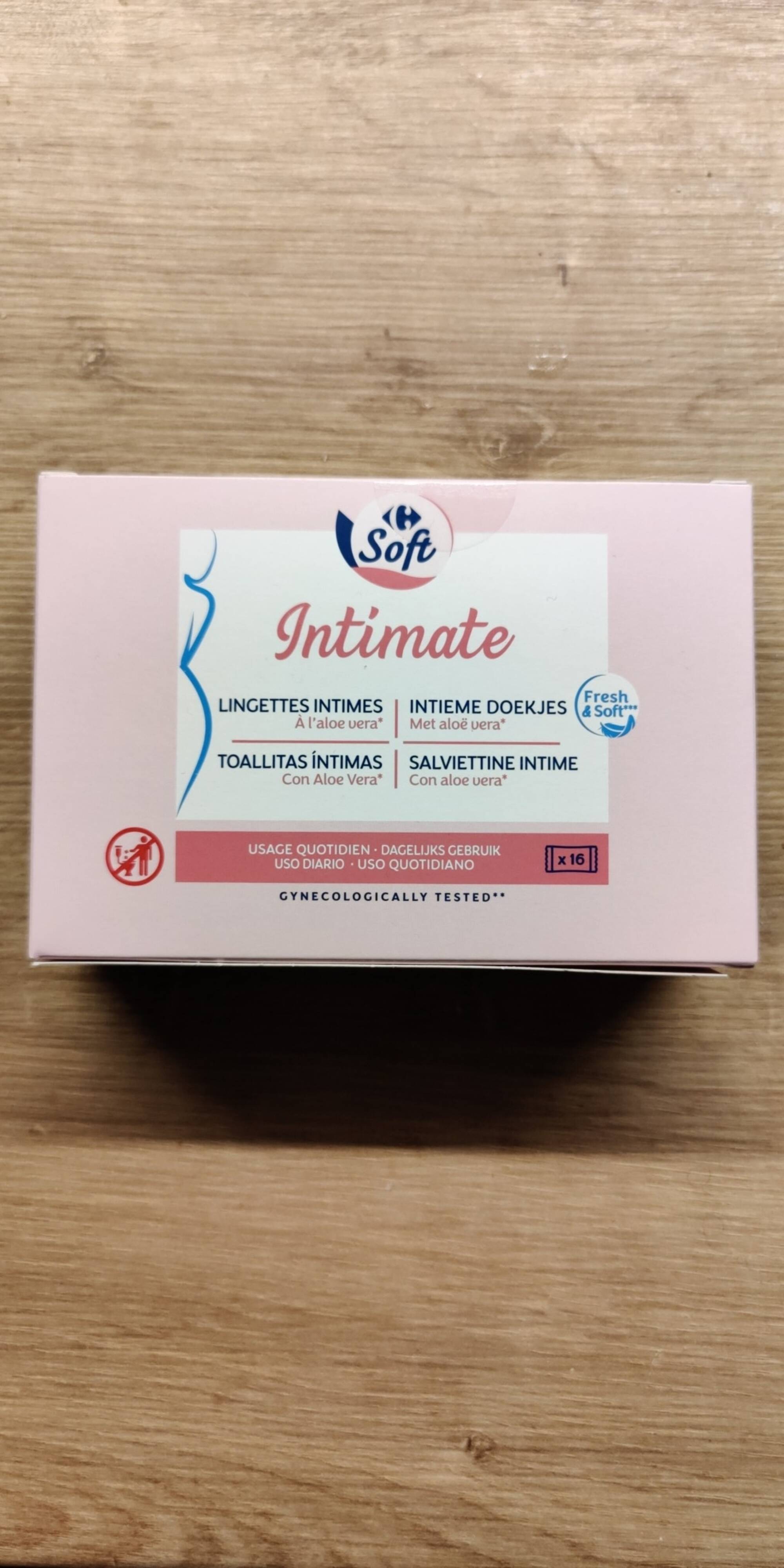 CARREFOUR SOFT - Intimate - Lingettes intimes
