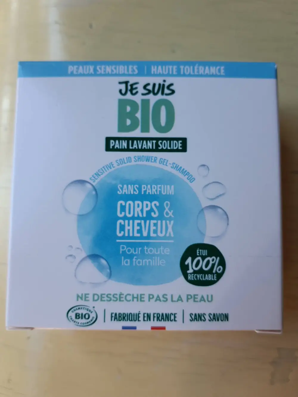 JE SUIS BIO - Pain lavant solide