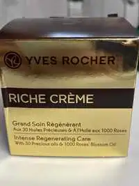 YVES ROCHER - Riche crème - Grand soin régénérant