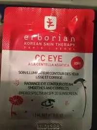 ERBORIAN - CC eye - Soin illuminateur contour des yeux doré