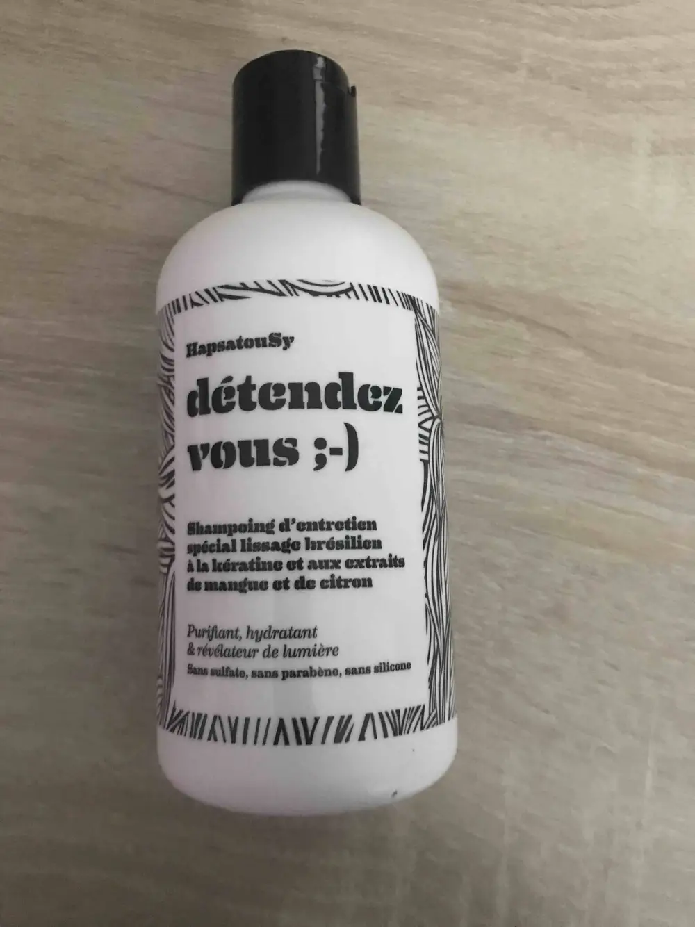 HAPSATOUSY - Shampooing d'entretien spécial lissage brésilien