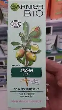 GARNIER BIO - Argan riche - Soin nourrissant