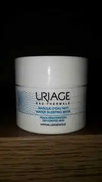 URIAGE - Eau thermale - Masque d'eau nuit