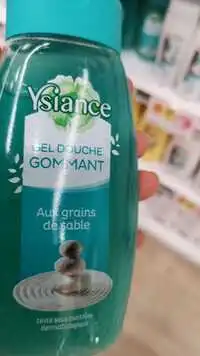 YSIANCE - Gel douche gommant aux grains de sable