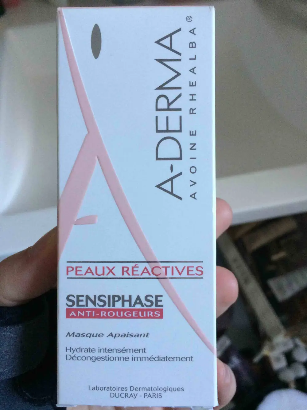 A-DERMA - Peaux réactives sensiphase - Masque apaisant