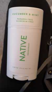 NATIVE - Cucumber & mint - Déodorant
