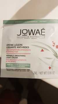 JOWAÉ - Crème légère lissante anti-rides