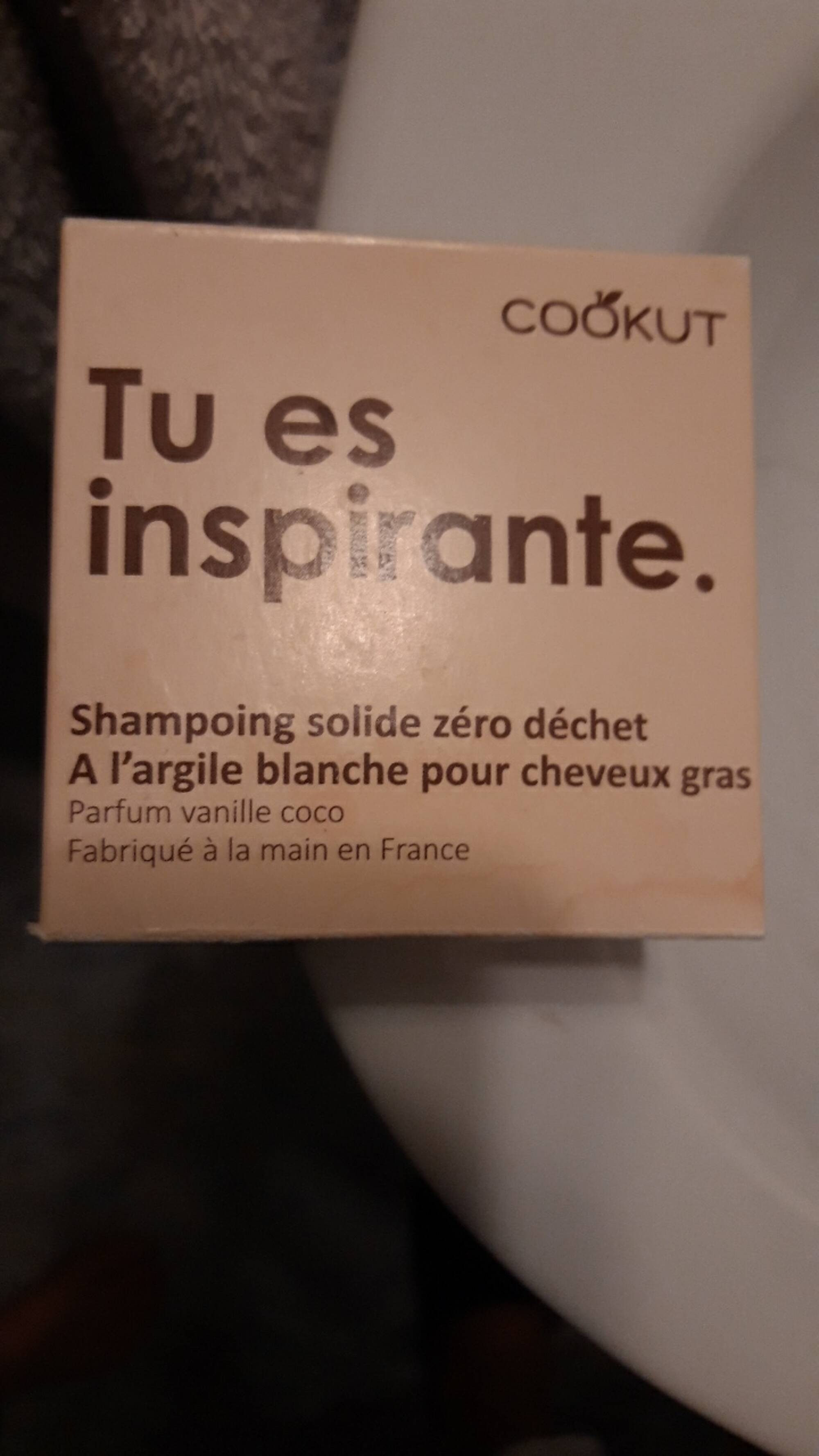 COOKUT - Tu es inspirante - Shampooing solide zéro déchet