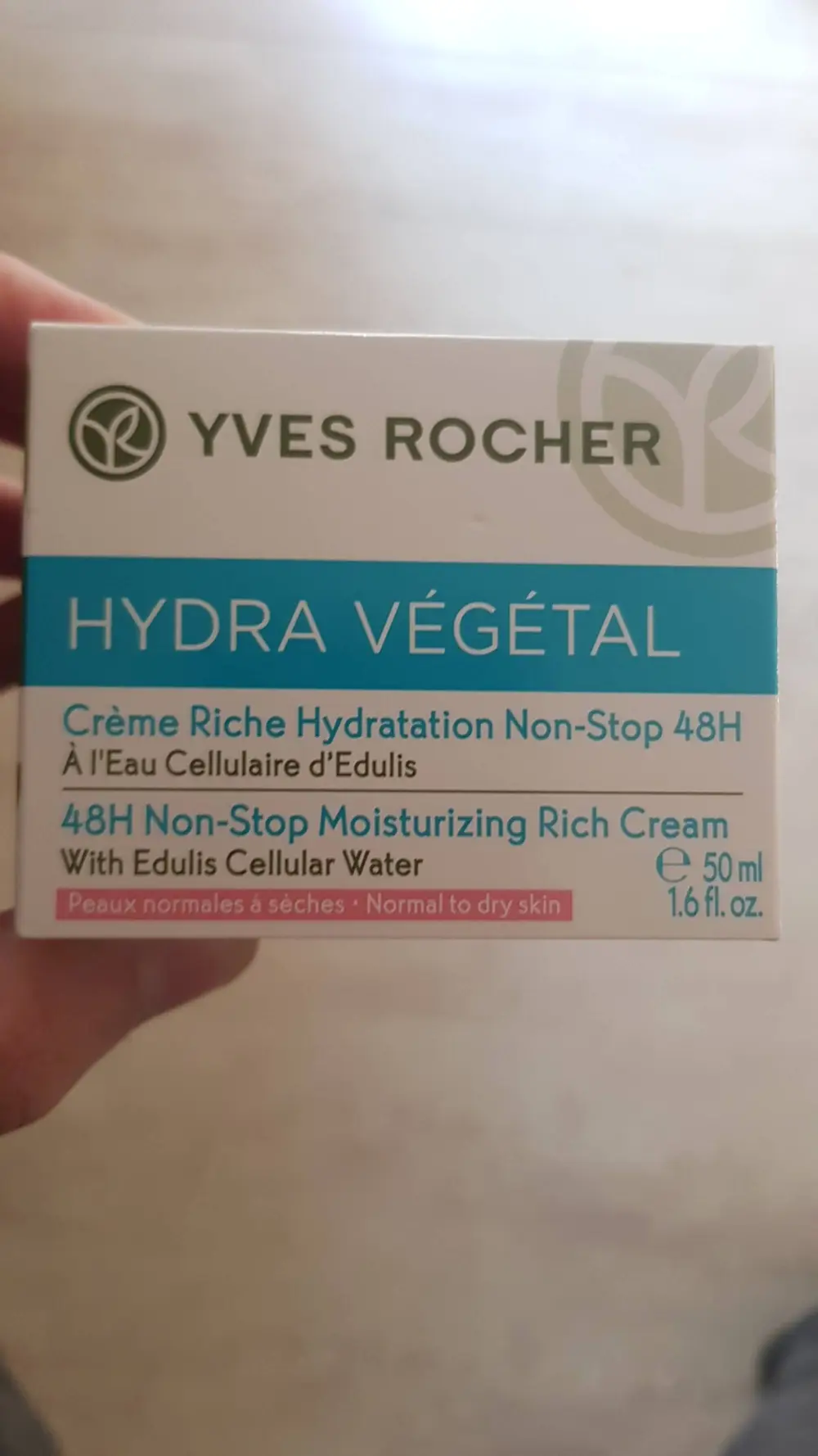 YVES ROCHER - Hydra végétale - Crème riche hydratation non-stop