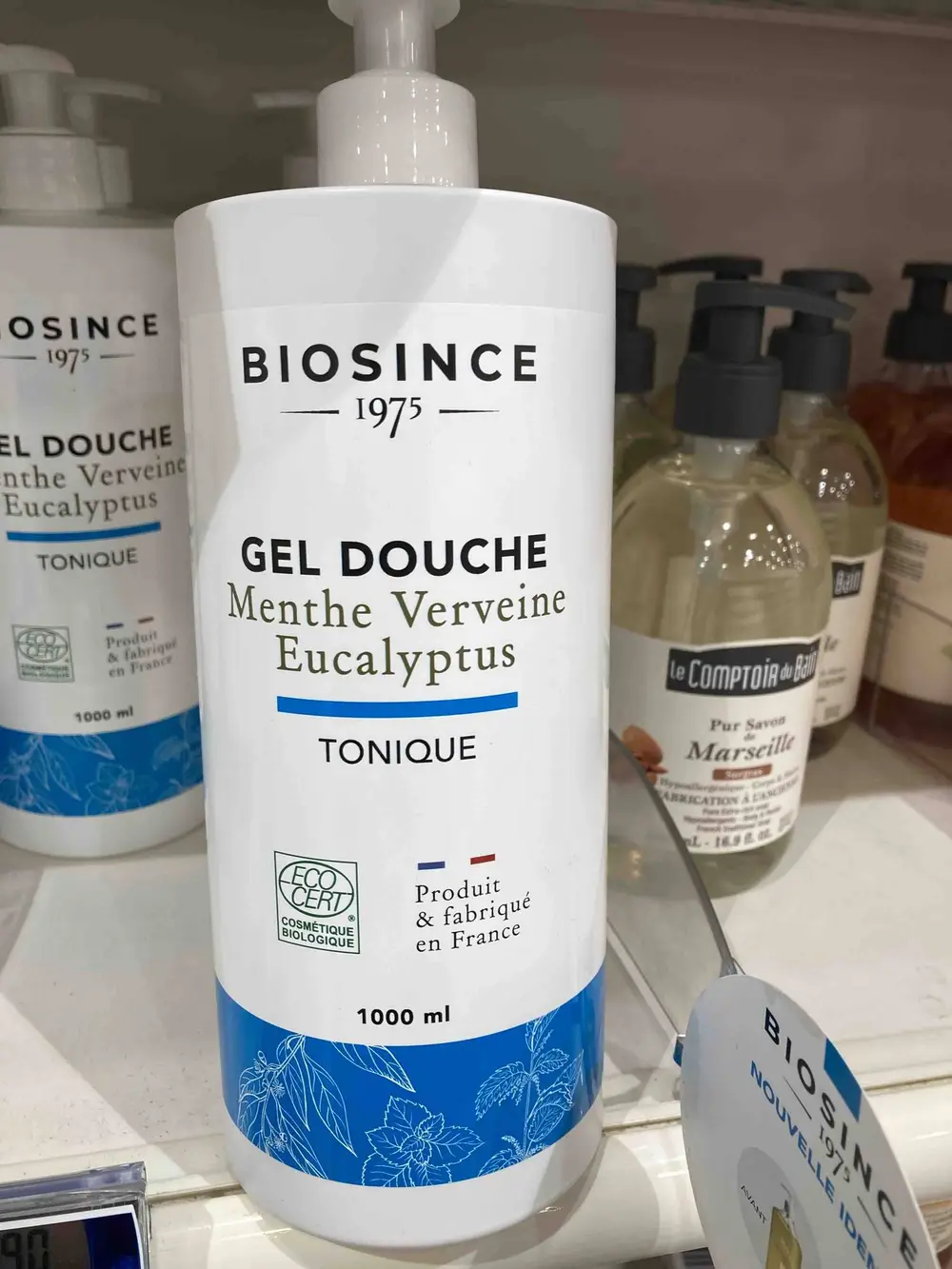 BIO SINCE - Gel douche menthe verveine eucalyptus