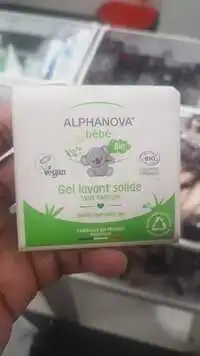 ALPHANOVA - Gel lavant solide bébé