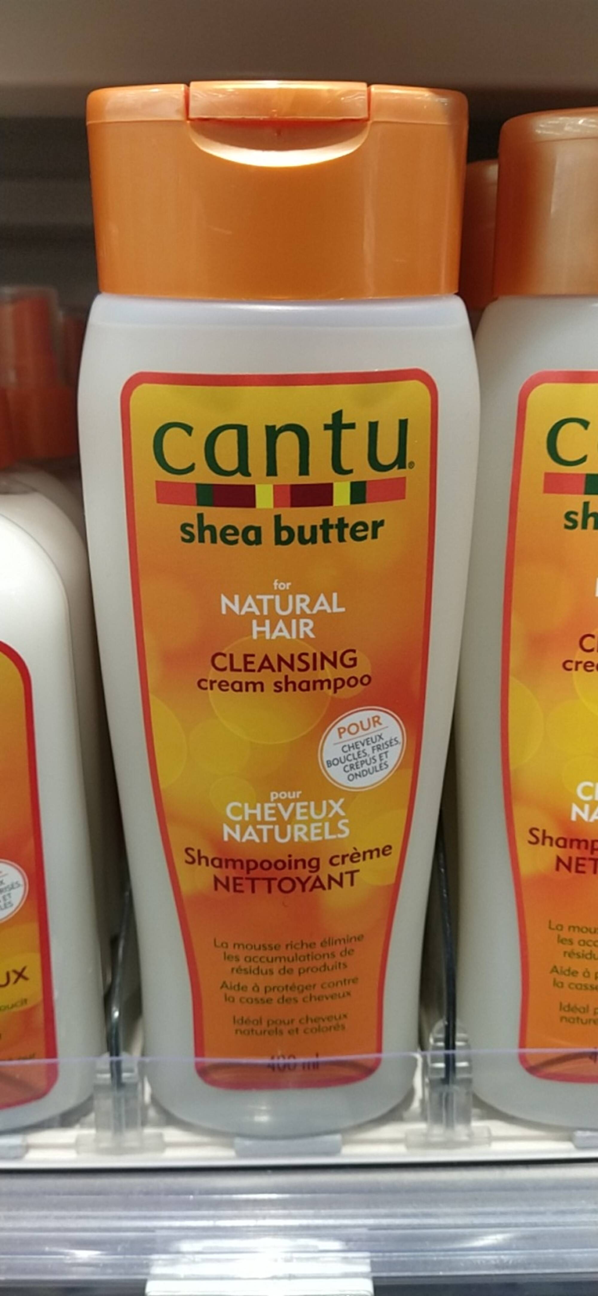 CANTU - Shea butter pour cheveux naturels - Shampooing crème