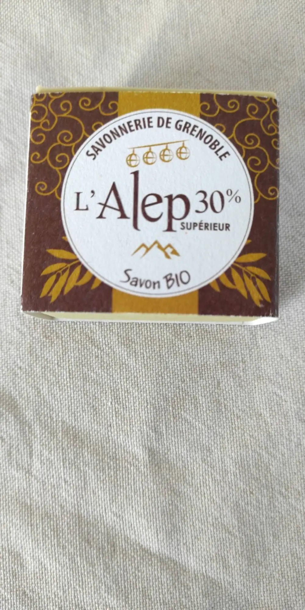 SAVONNERIE DE GRENOBLE - L'Alep 30% supérieur - Savon bio