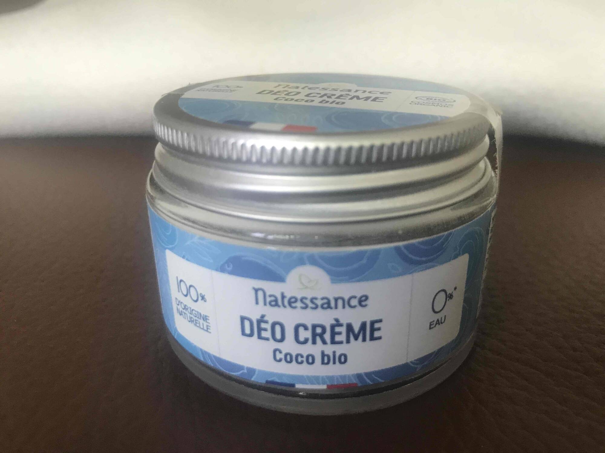 NATESSANCE - Déo crème solide Coco Bio