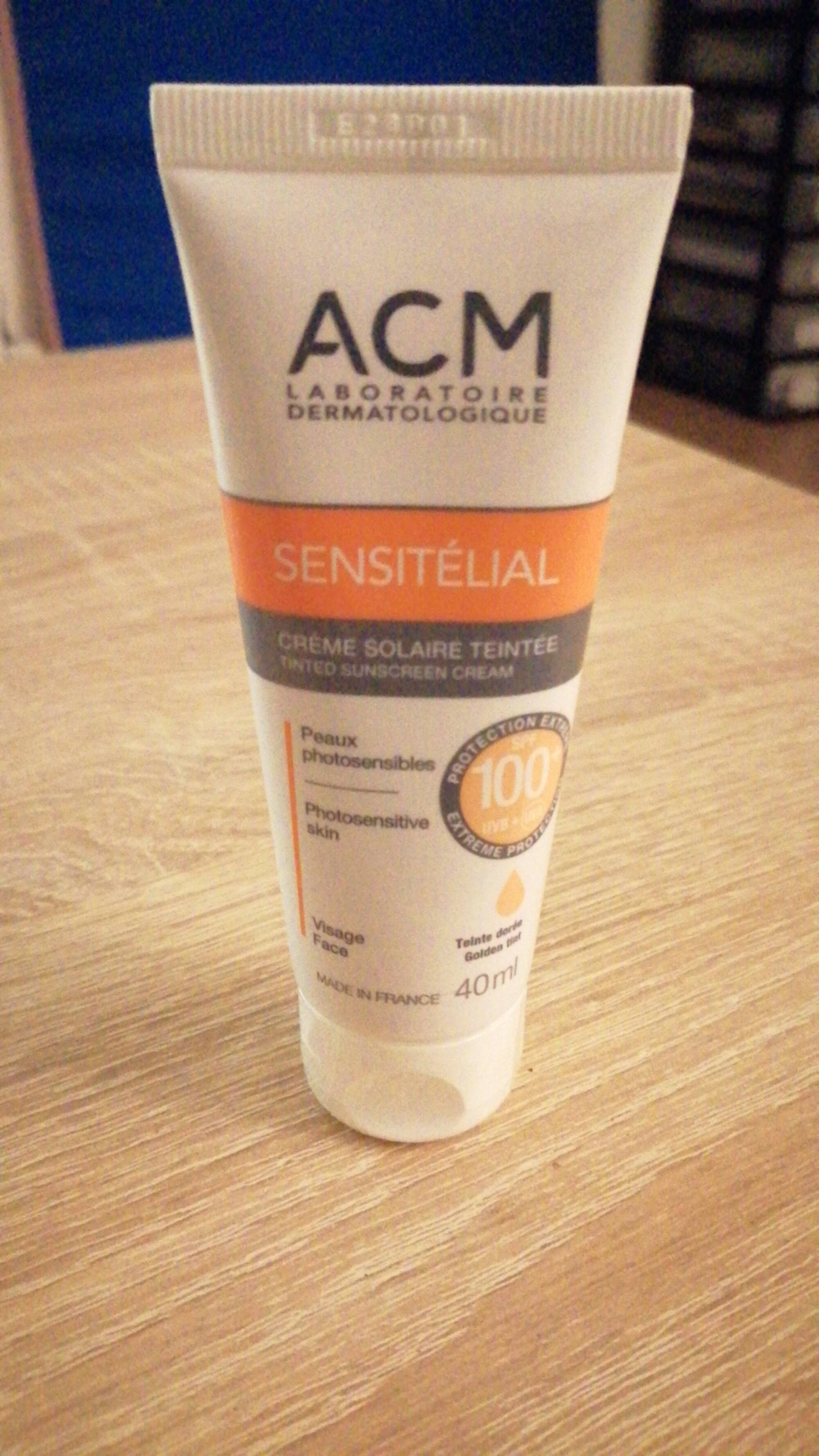 ACM - Sensitélial - Crème solaire teintée