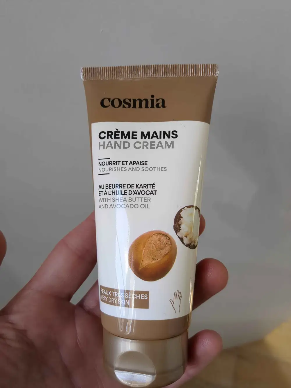 COSMIA - Crème mains au beurre de karité et à l'huile d'avocat