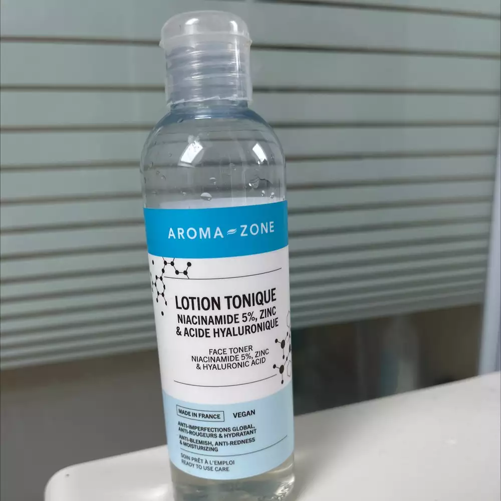 AROMA-ZONE - Lotion tonique niacinamide 5% zinc & acide hyaluronique