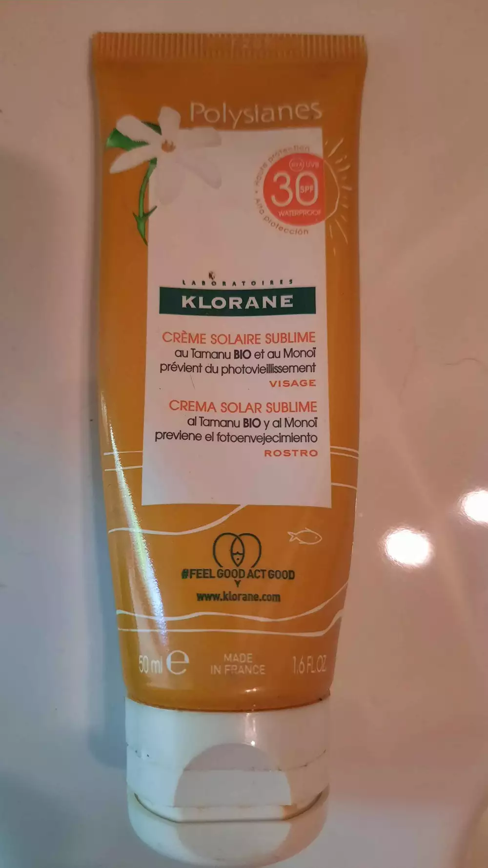 KLORANE - Crème solaire sublime