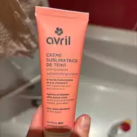 AVRIL - Crème sublimatrice de teint